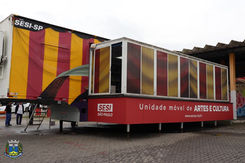 Biritiba Mirim recebe unidade móvel de artes e cultura do SESI-SP