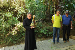 PARQUE NASCENTES DO TIETÊ RECEBE IMAGEM DE NOSSA SENHORA PEREGRINA
