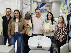Primeira-Dama do Estado de São Paulo visita Salesópolis e acompanha alunos dos Cursos da Carreta de Capacitação