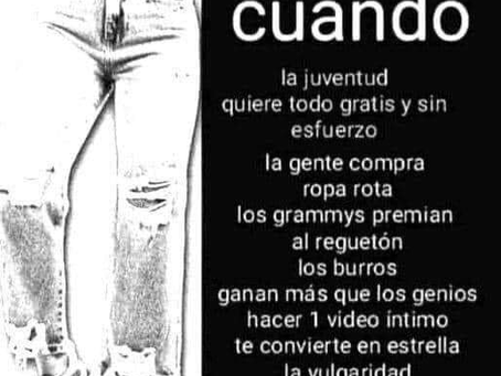 ALGO ANDA MAL EN EL MUNDO MUY MAL !!