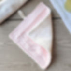serviette pour visage en nid d'abeille coloris rose