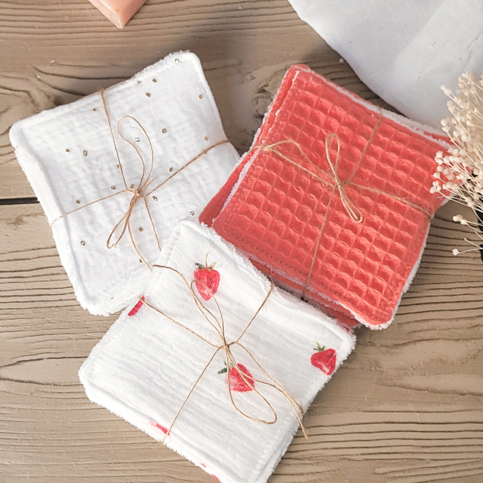 lingettes lavables bambou