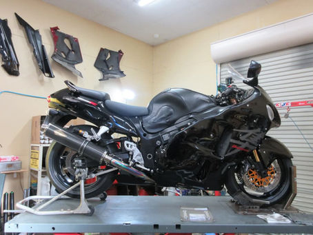 ハヤブサ車高調整