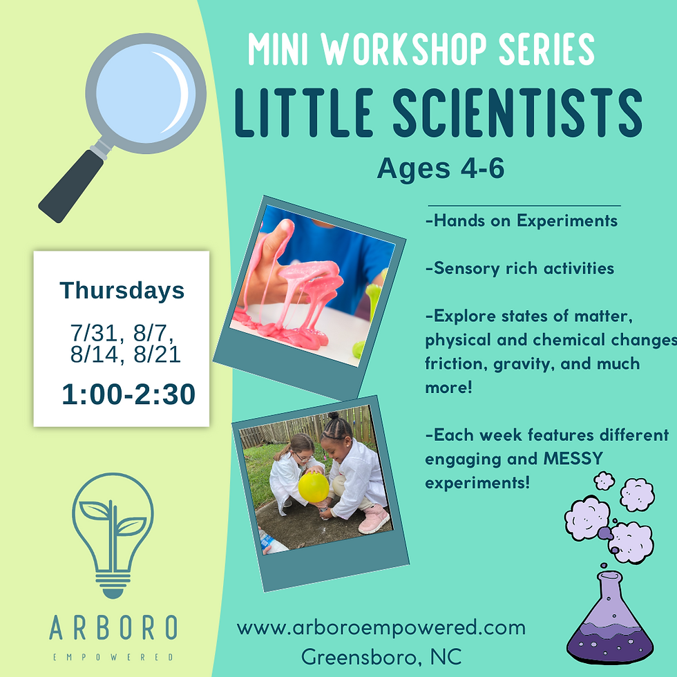 Little Scientists Workshop (Ages 4-6)