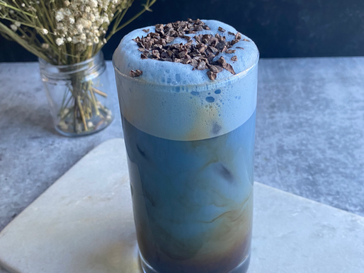 Blue Spirulina Iced Coffee Recipe