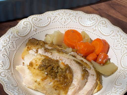 Olive Pistachio Tapenade Crusted Chicken
