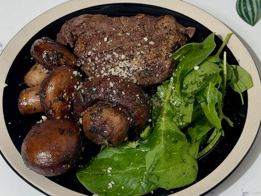Dijon Butter Steak with Garlic Thyme Mushrooms