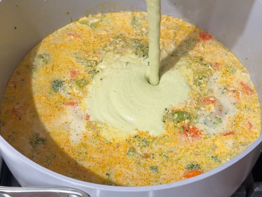 Creamy Glow-Up Broccoli Cheddar Soup