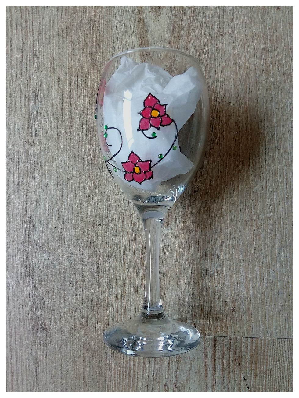 Thumbnail: Floral Wine Glass