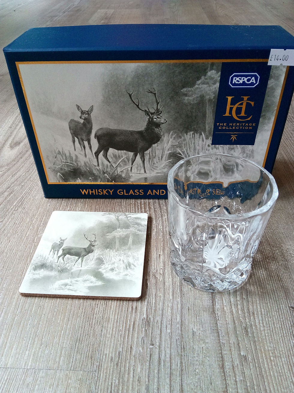 Thumbnail: Whisky Glass And Coaster Set