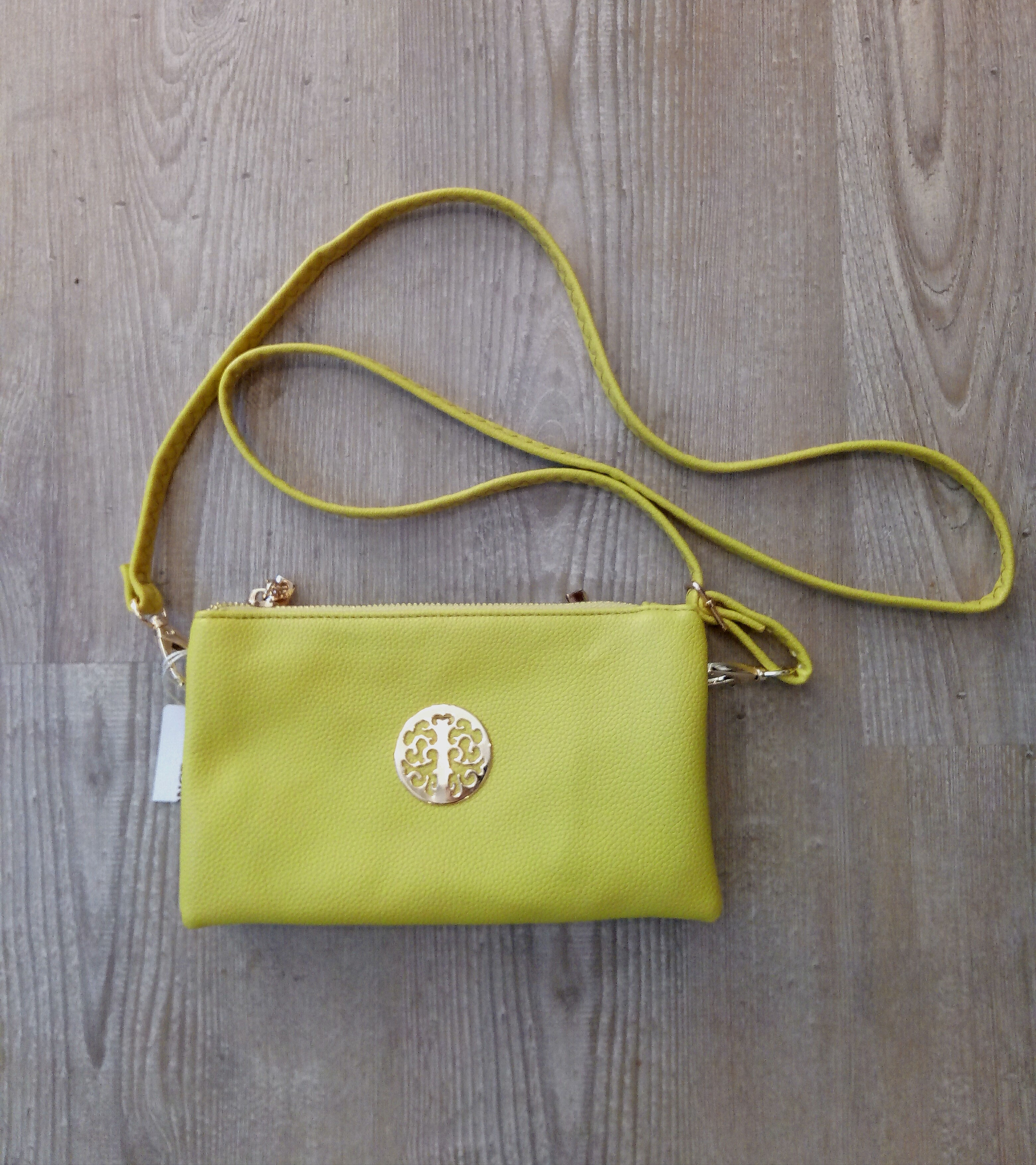 Faux Leather Cross Body Bag