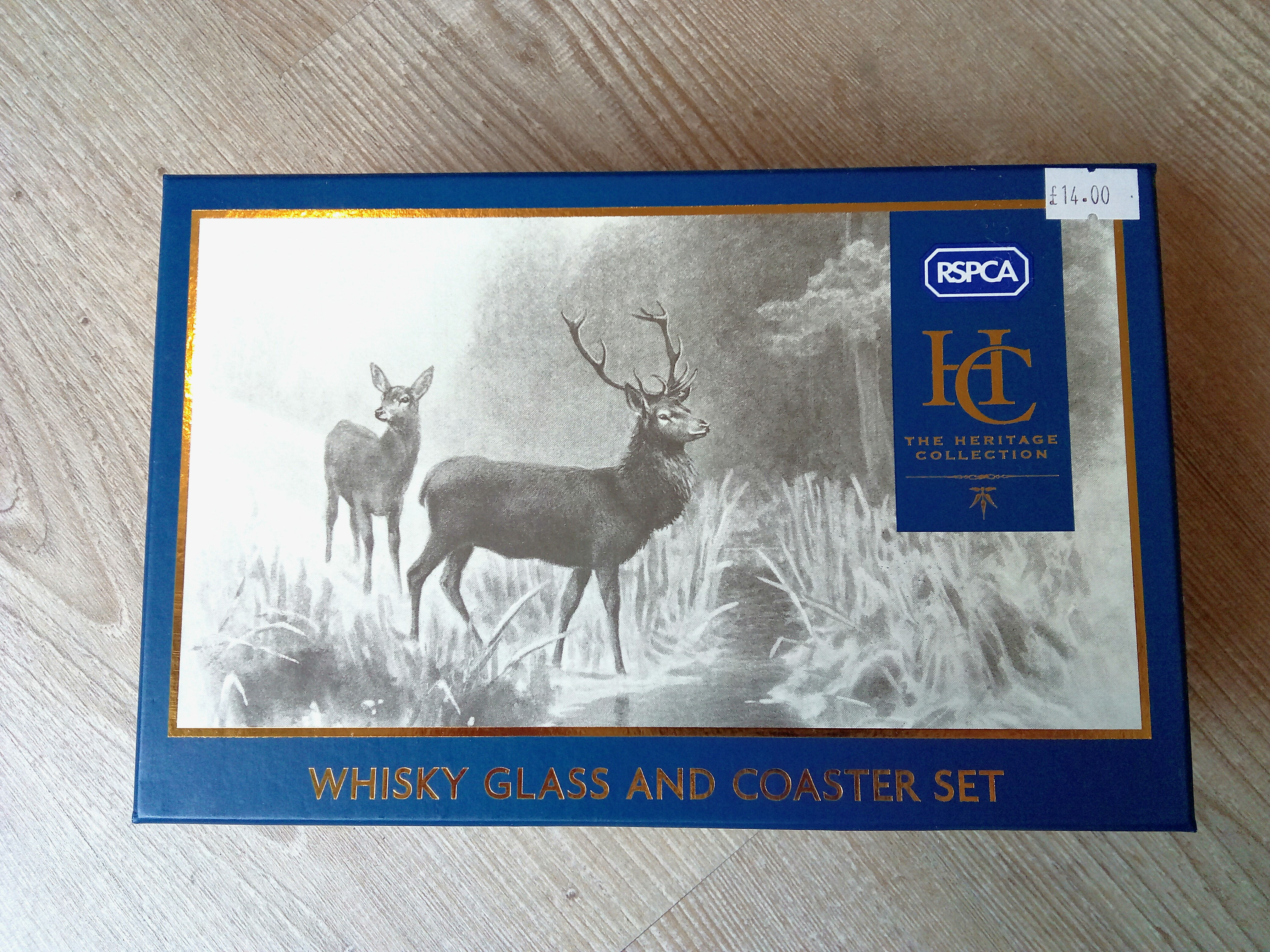 Whisky Glass And Coaster Set
