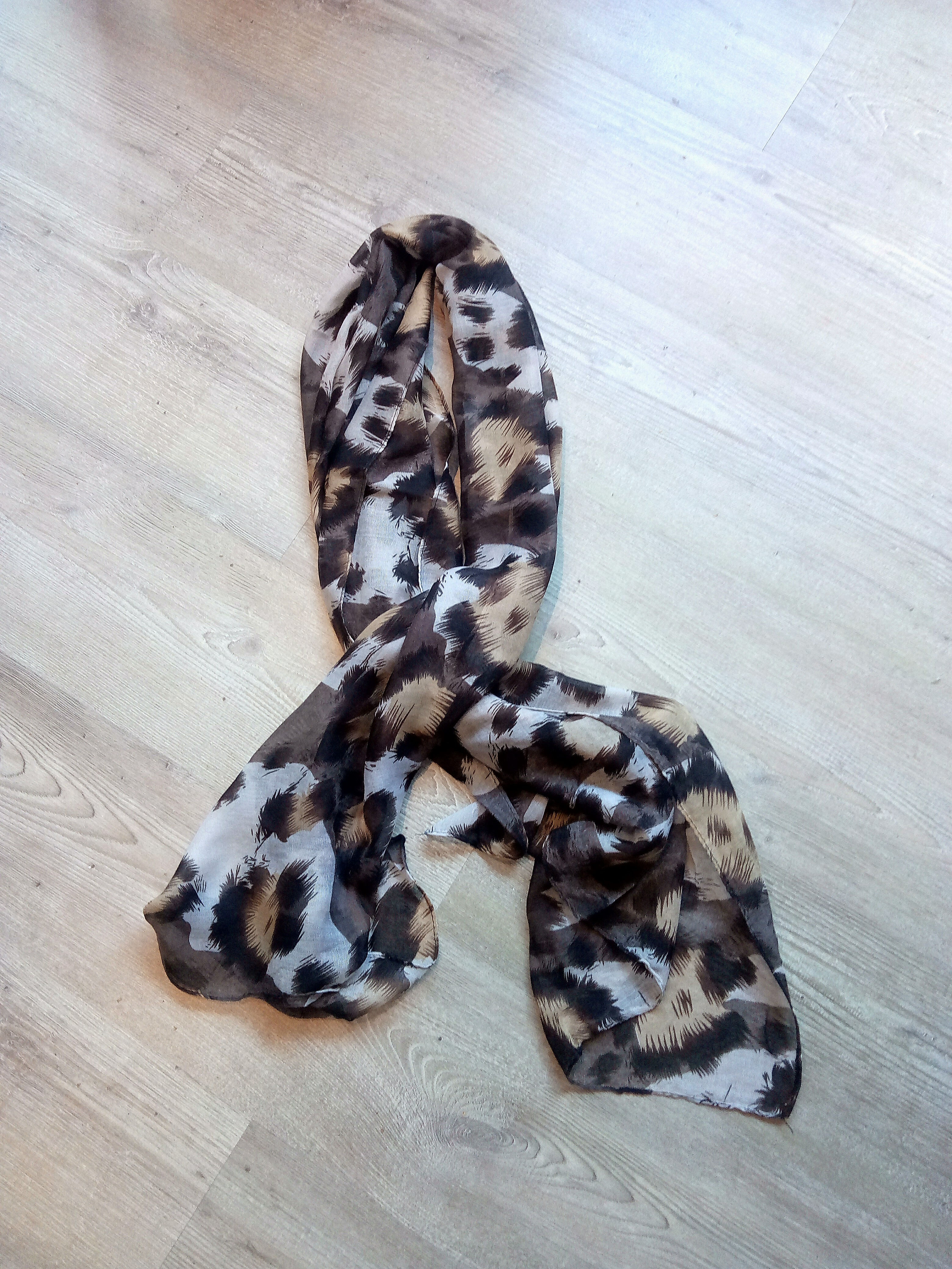 Leopard Print Scarf