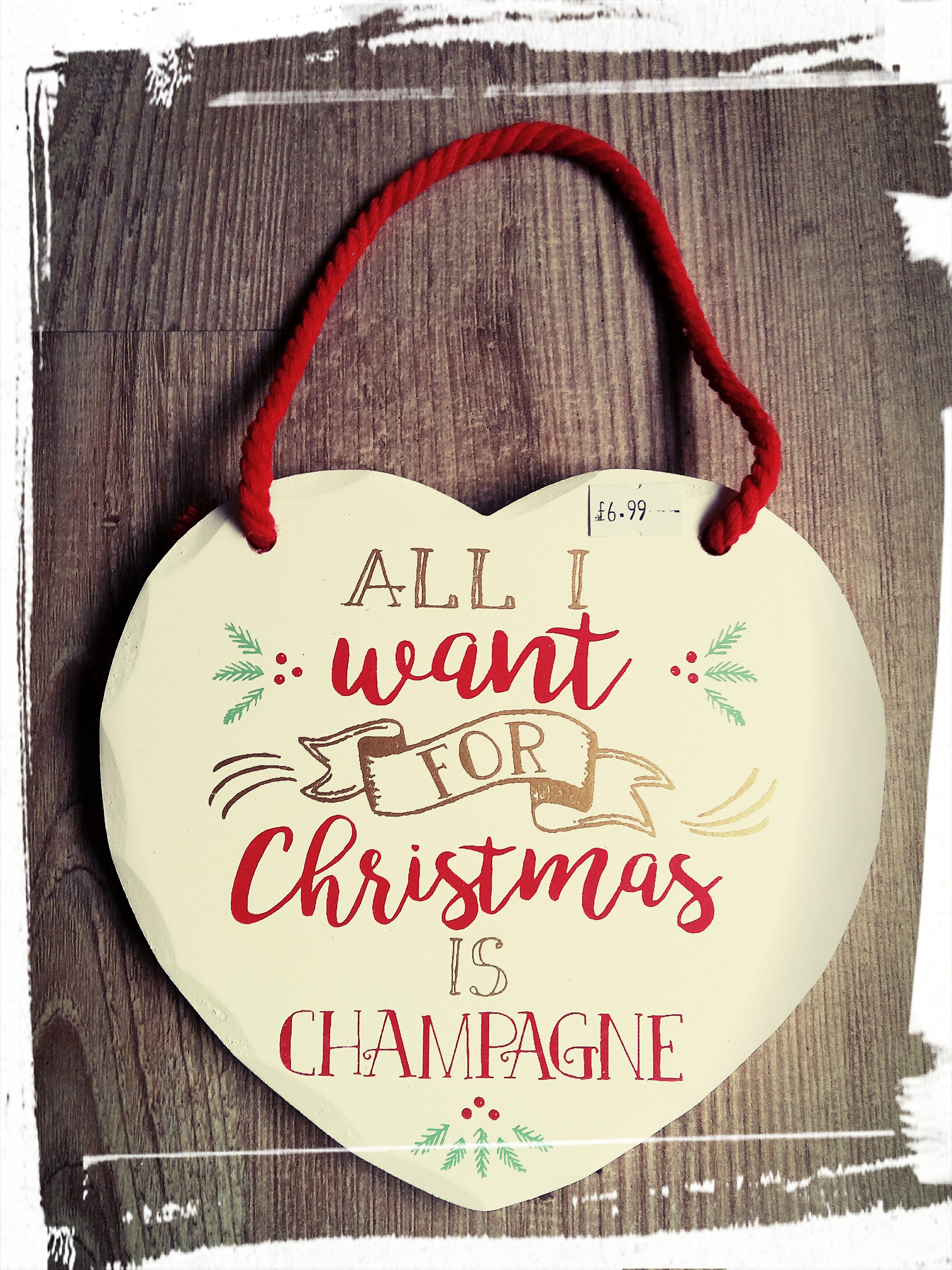 Champagne Plaque