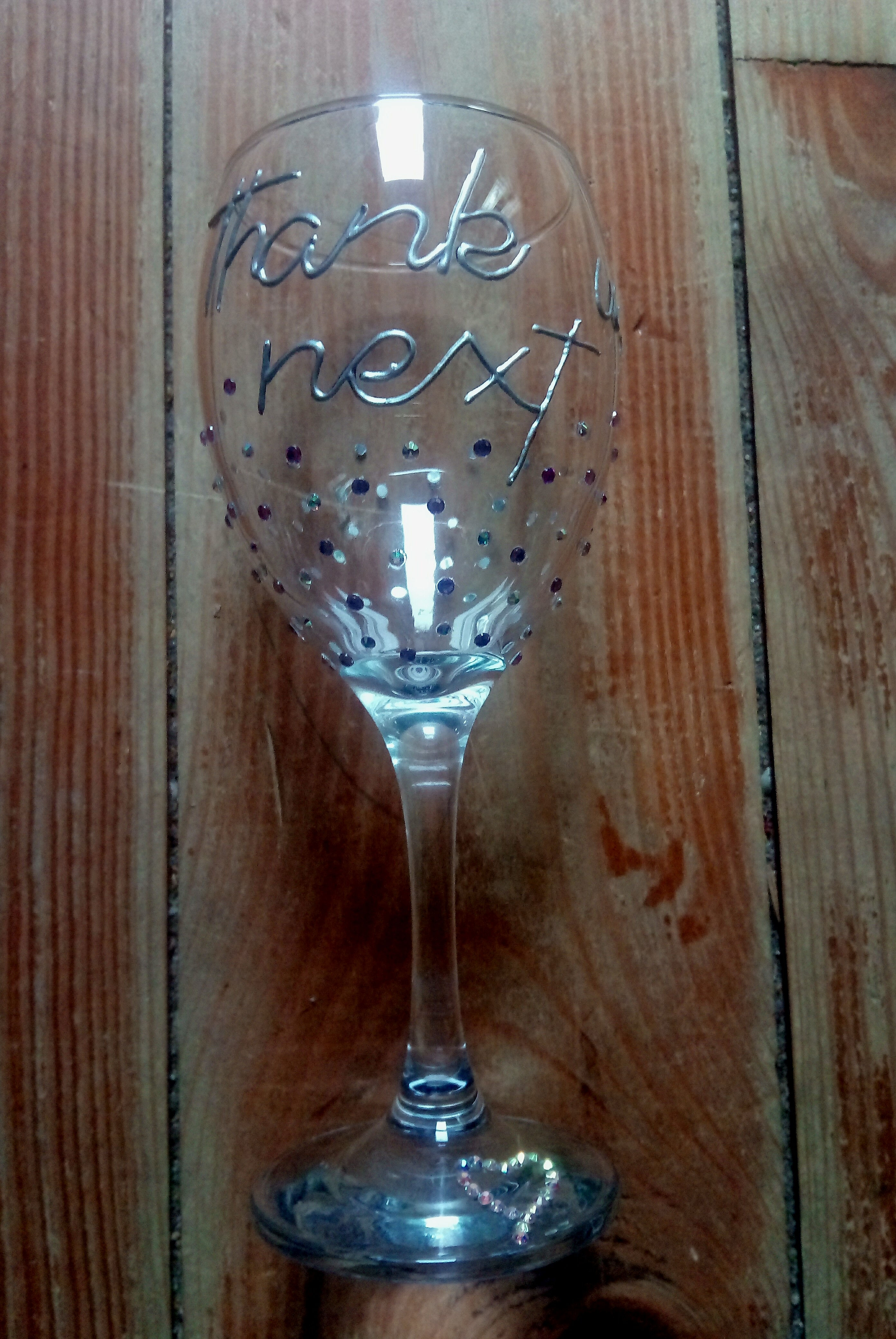 Thank U, Next Wine Glass