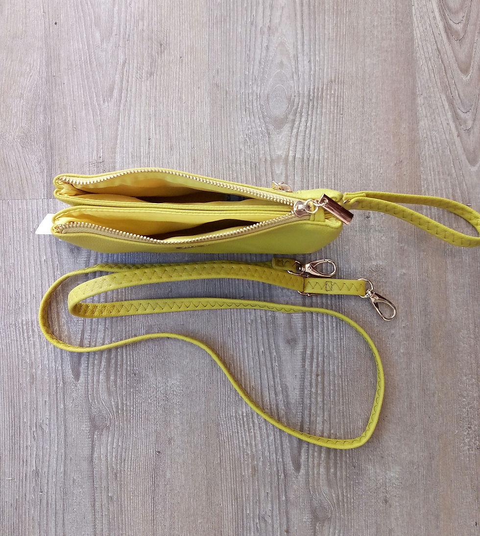 Thumbnail: Faux Leather Cross Body Bag