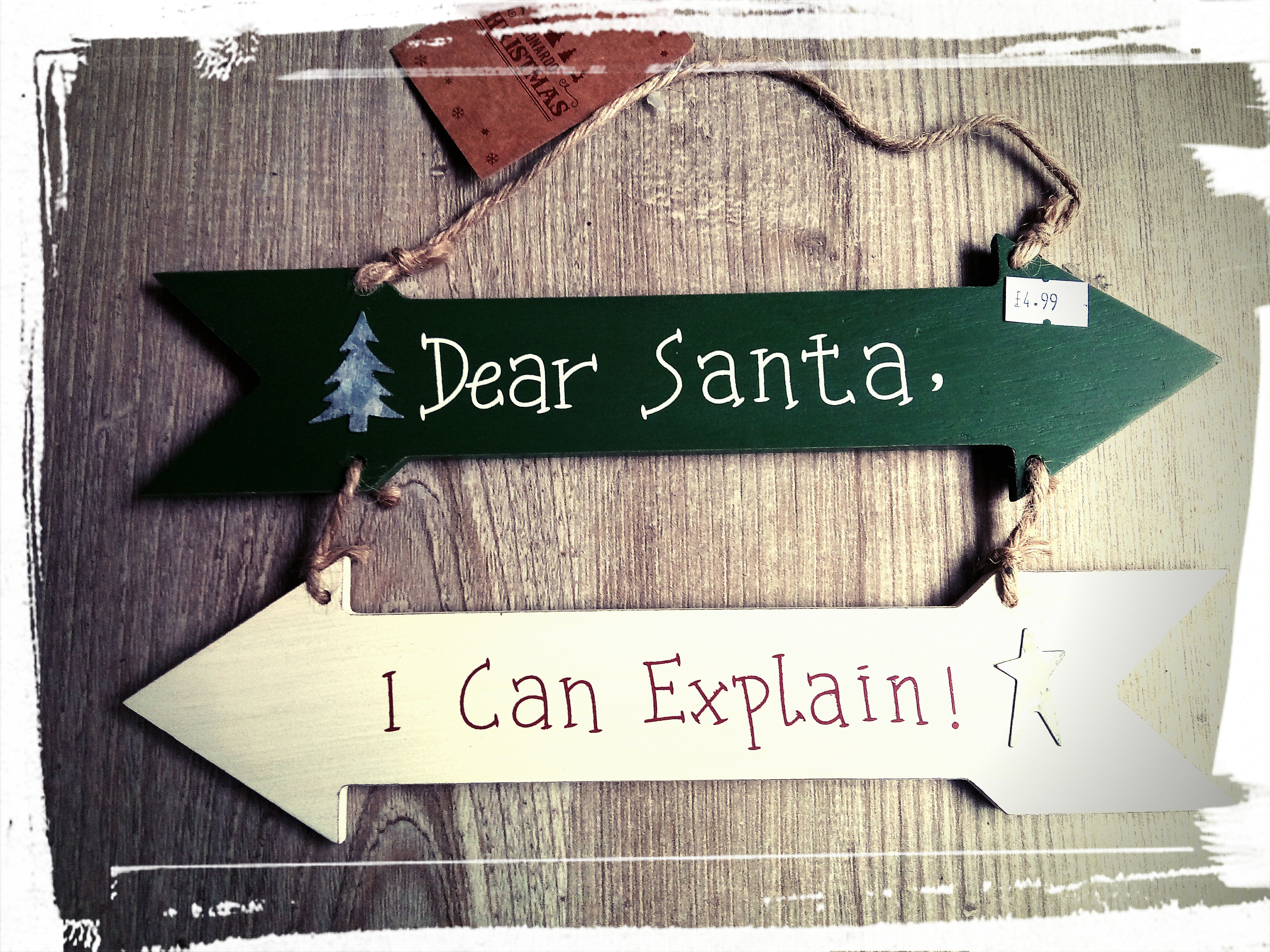 Santa Plaque