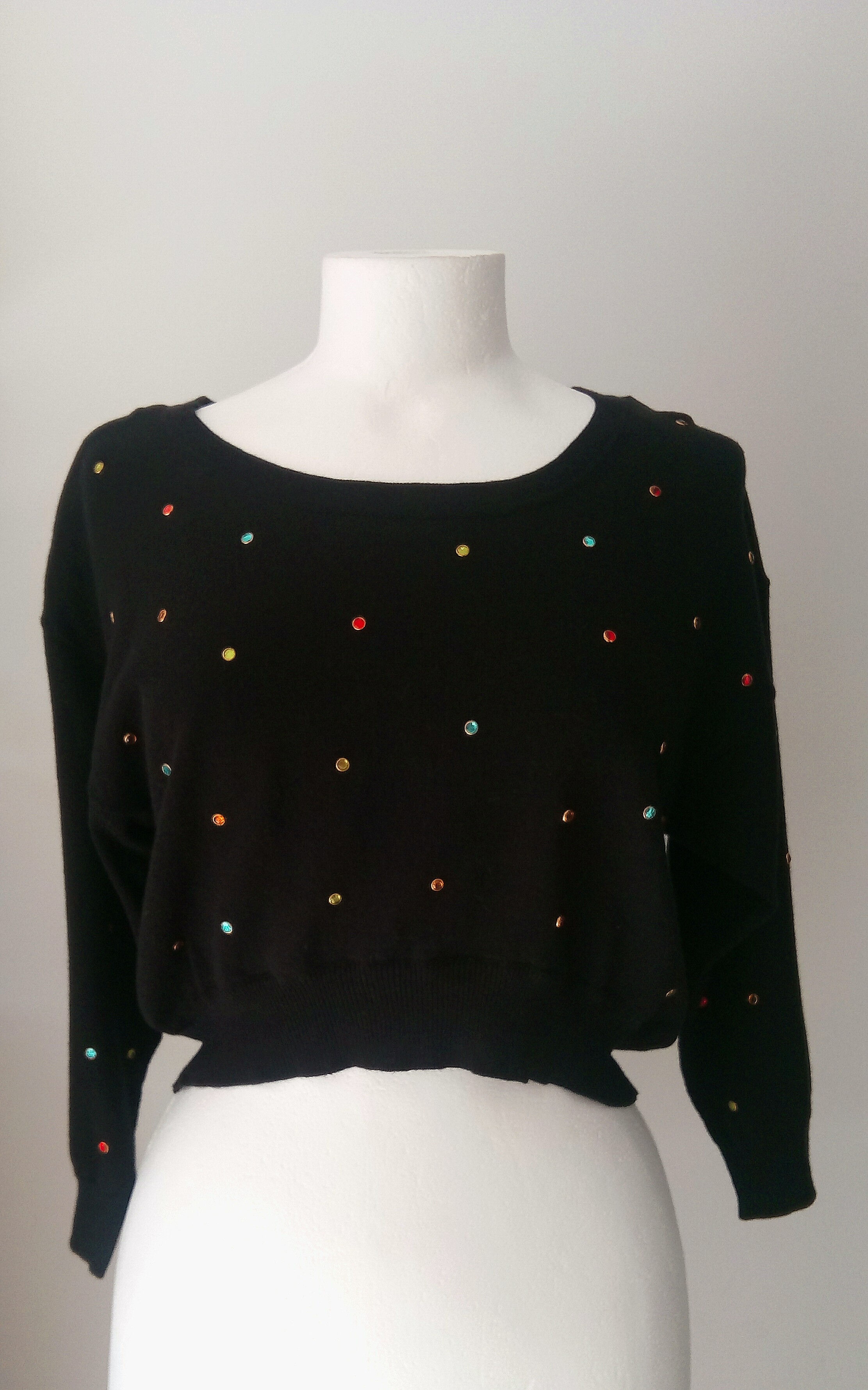 Jewelled Crop Jumper