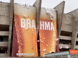 Cervejaria reforça campanha de incentivo ao uso de embalagens recicláveis em ação no Mineirão
