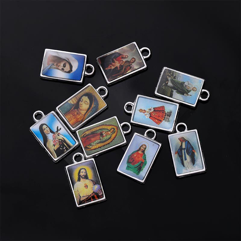 Thumbnail: catholic style catholic pendant medal mix icon religious amulet medal