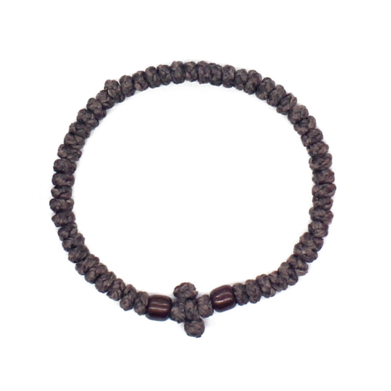 Thumbnail: Adjustable Greek Orthodox Prayer Rope Bracelet Christian Religious Handchain Fin