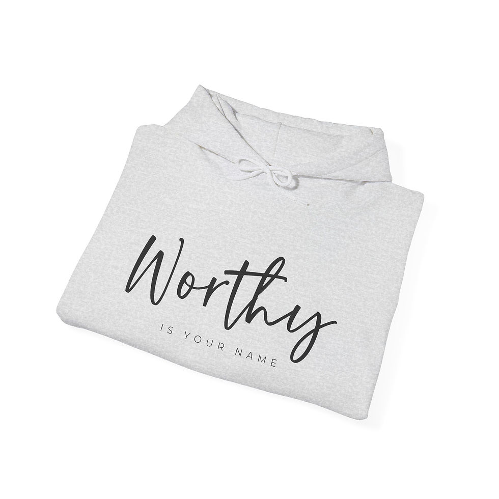 Thumbnail: Worthy Unisex Heavy Blend™ Hoodie Faith-Inspired Sweatshirt