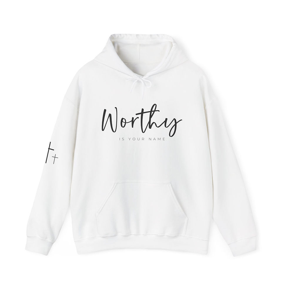 Worthy Unisex Heavy Blend™ Hoodie Faith-Inspired Sweatshirt