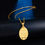 Thumbnail: Miraculous Medal Stainless Steel Oval Pendant Necklace for Women Men Wild Jewelr