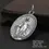 Thumbnail: S925 Sterling Silver Catholic Virgin Mary Medal Pendant Necklace for Men Women O