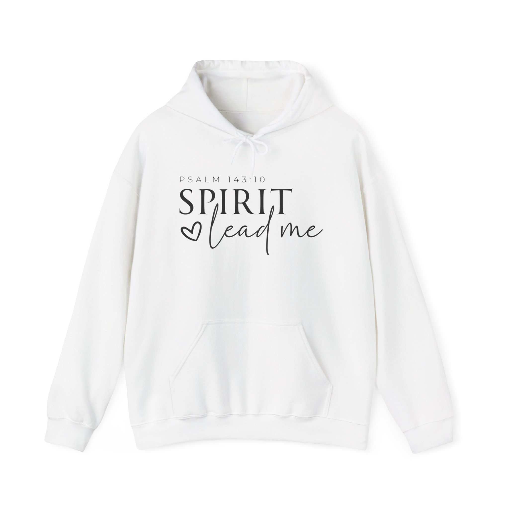 Spirit Lead Me Unisex Heavy Blend™ Hoodie - Cozy Faith-Inspired Sweatshirt