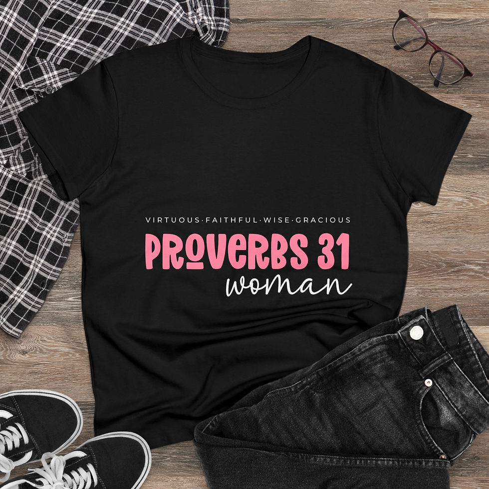 Thumbnail: Proverbs 31 Women's Inspirational Cotton Tee