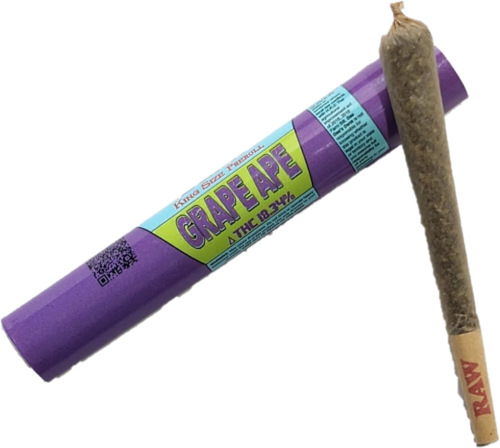 [King Size Preroll 1.5g] Grape Ape