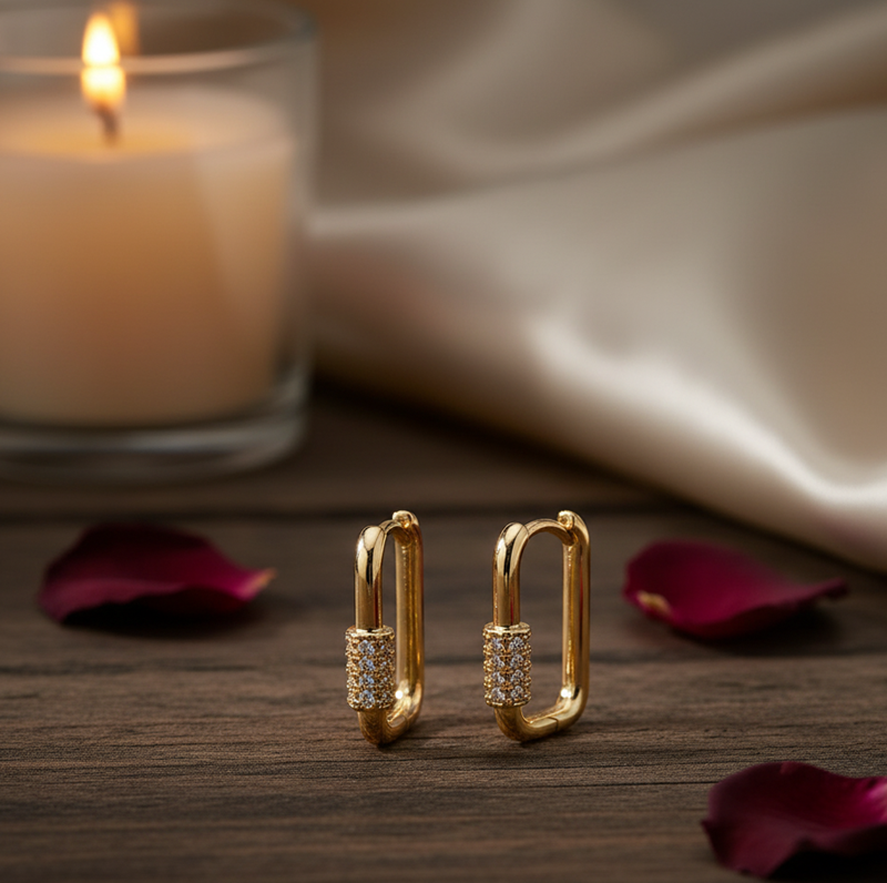 Miniature : Boucles Loly en acier inoxydable