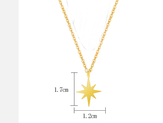 Miniature : Collier étoile du nord