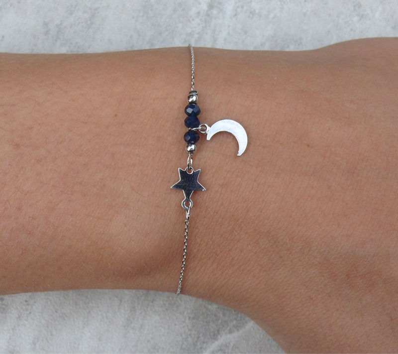 Bracelet acier inoxydable Lune
