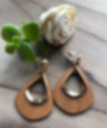 Boucles d’oreilles en bois Muriel
