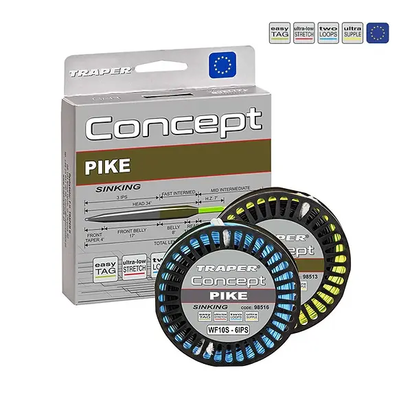 Concept Pike Sinking S1/S3 und S3/S6 Fliegenschnüre