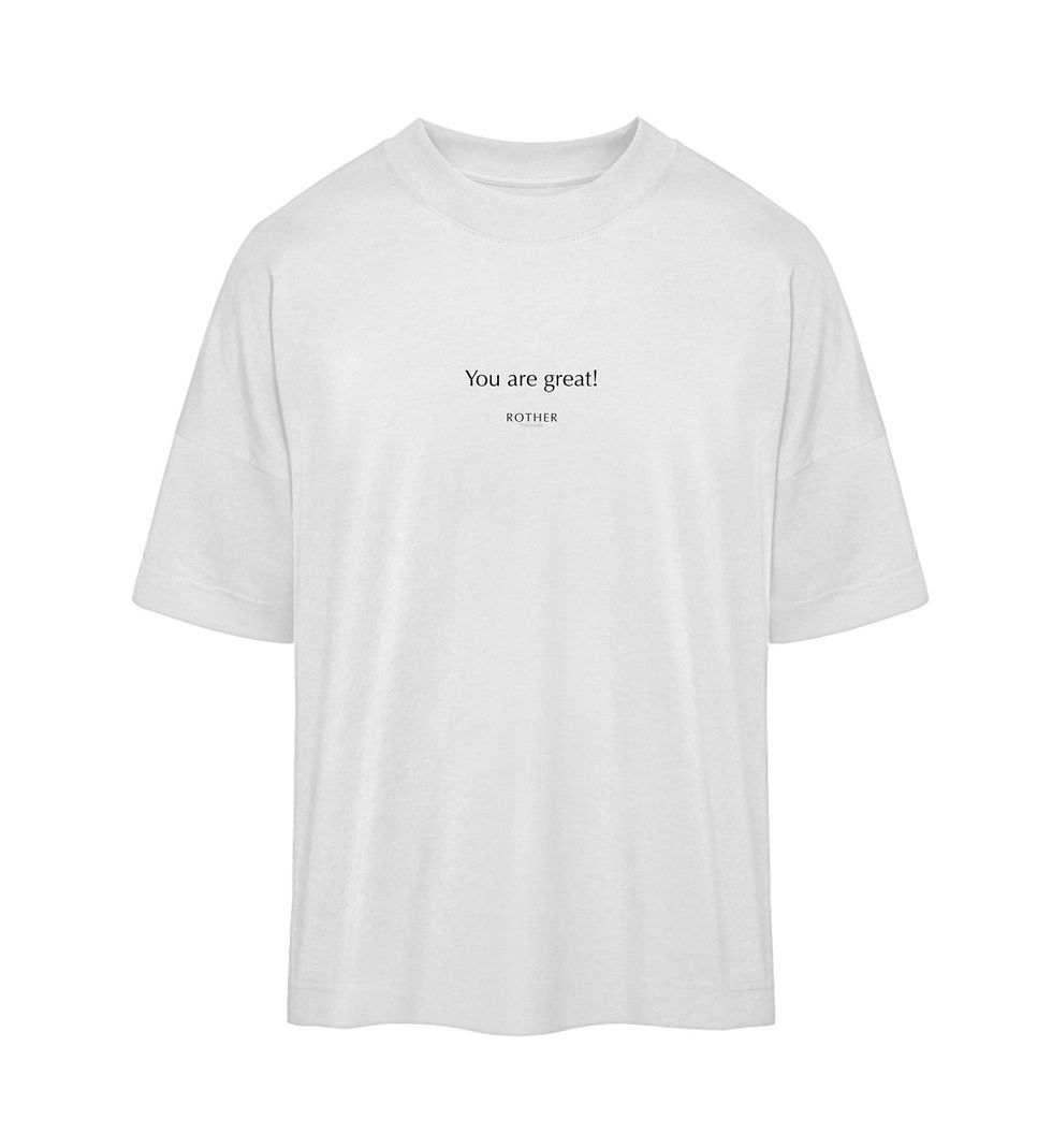 Be yourself  - Organic Oversized Shirt ST/ST 