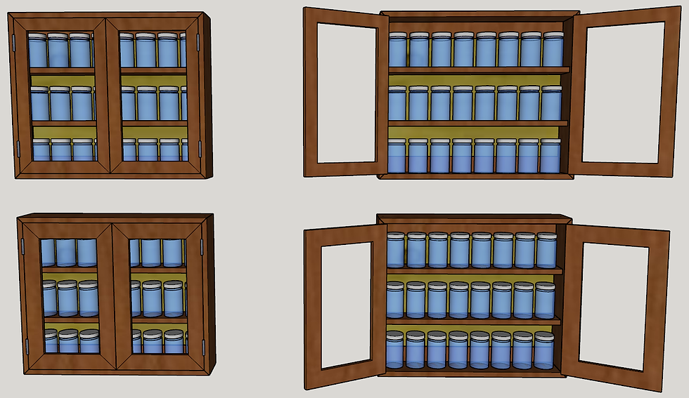 Sketchup design permutations