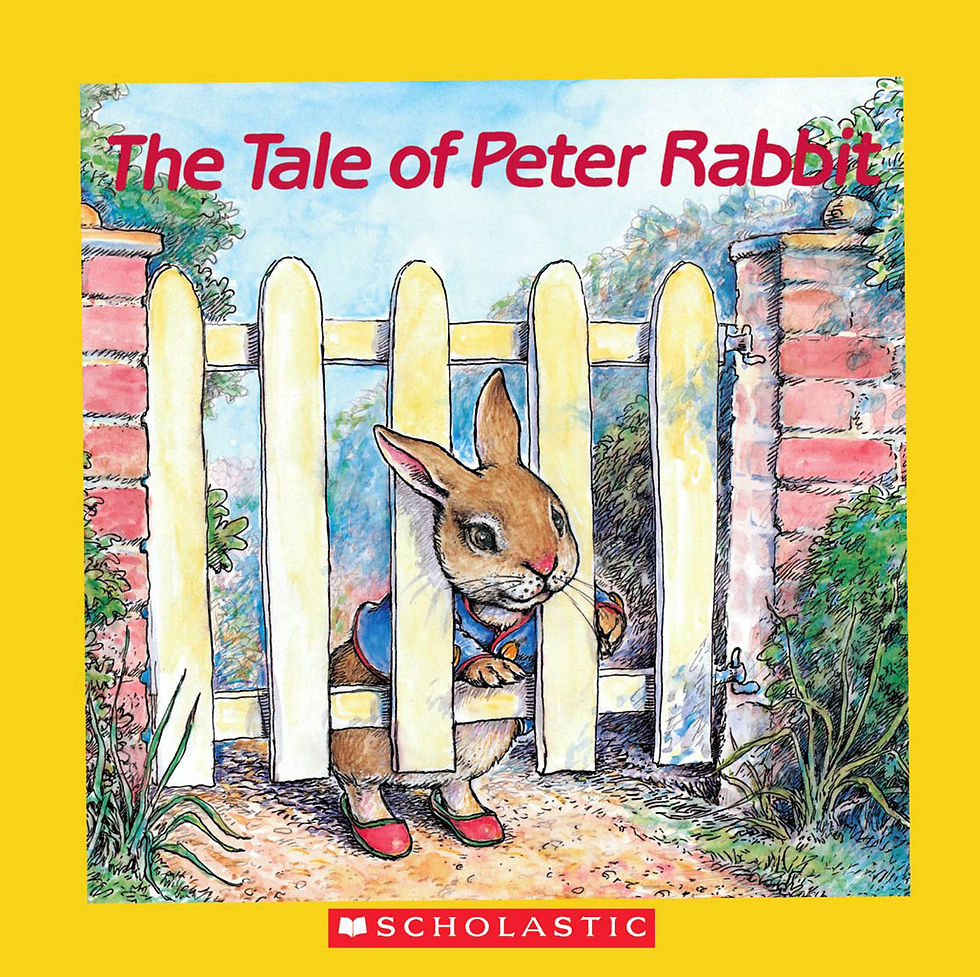 The Tale of Peter Rabbit Written By: Beatrix Potter Illustrated By: David McPhail Publisher: Scholastic, Inc. (1986)