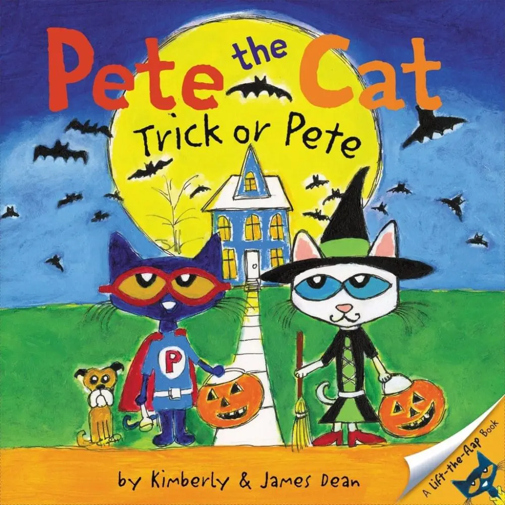 Pete the Cat Trick or Pete By: James Dean Publisher: Harper Festival (2017)