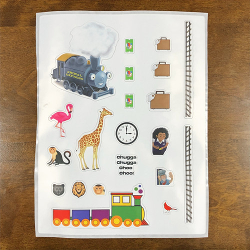Sticky Notes Train Template Train Sticker Sheet | Jodi Adams Author