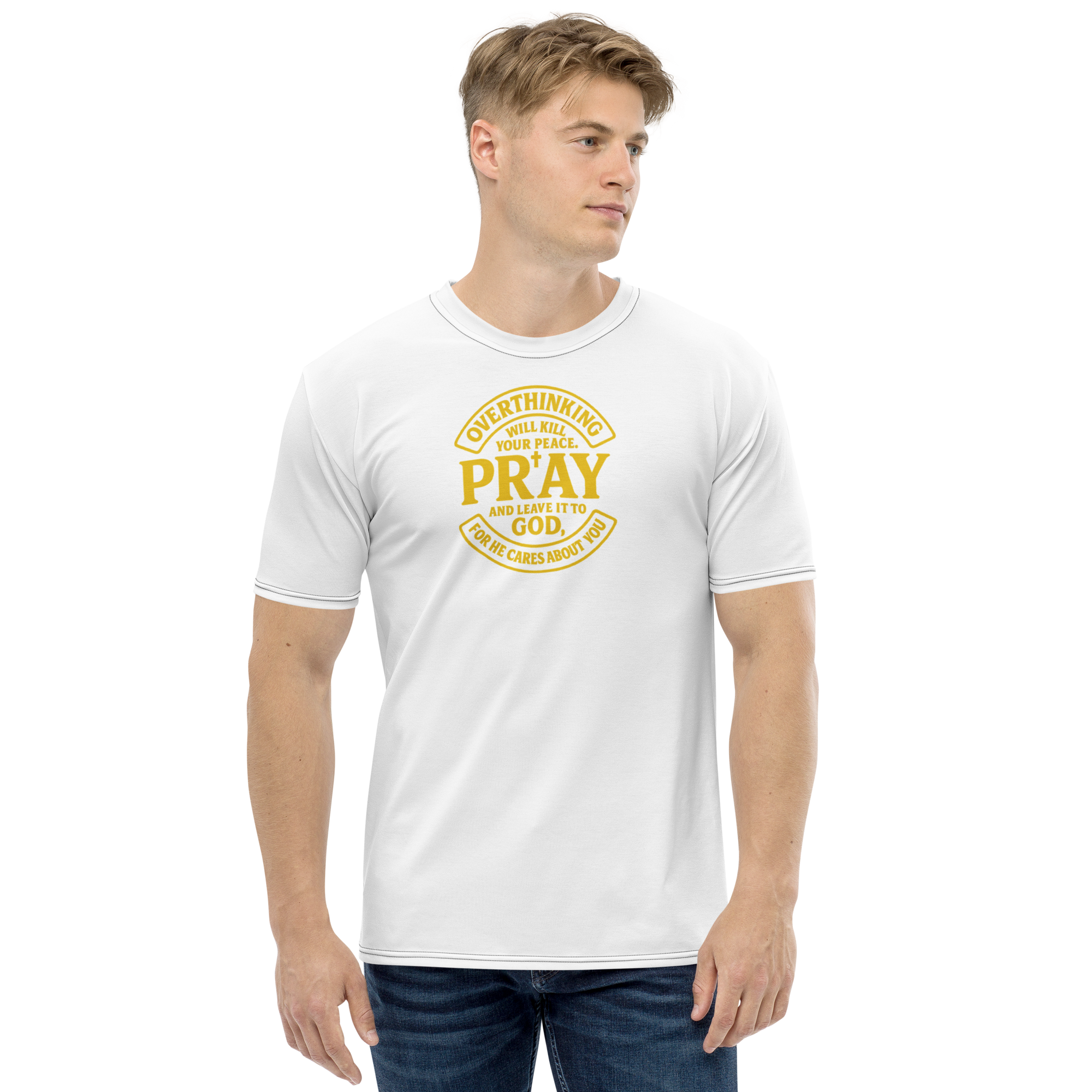 All-Over Print Men's Crew Neck T-Shirt