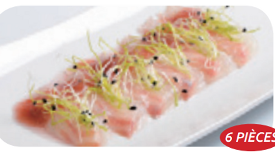 Carpaccio daurade