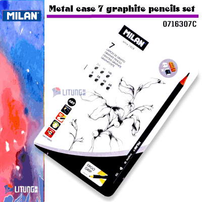  Milan 7支石墨(金屬筆盒)套裝