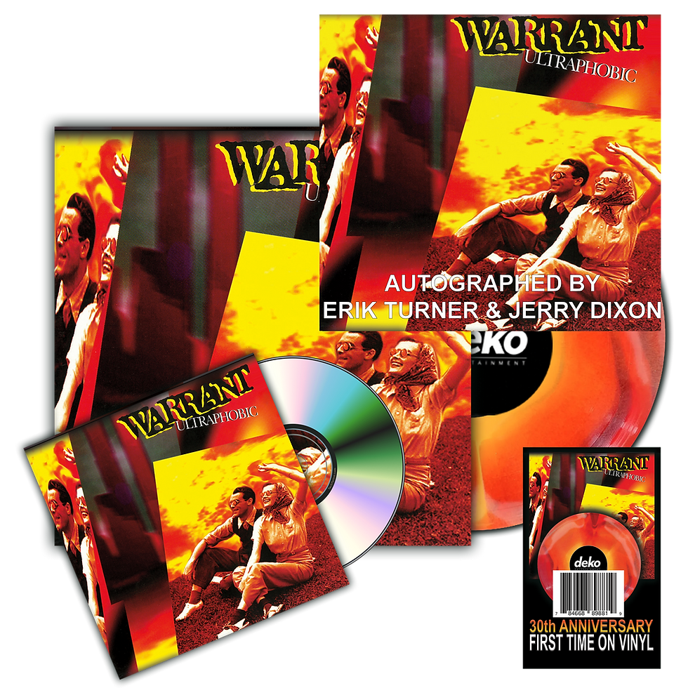 Warrant - Ultraphobic DELUXE BUNDLE  (LP/CD/FLAT)
