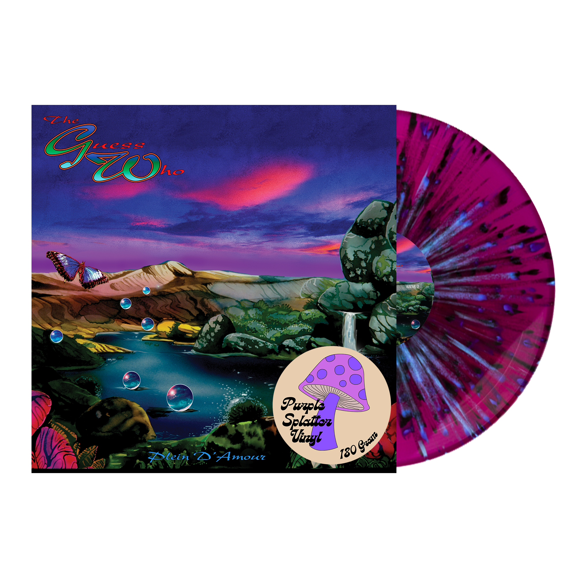 The Guess Who - Plein D'Amour - Purple Splatter Vinyl