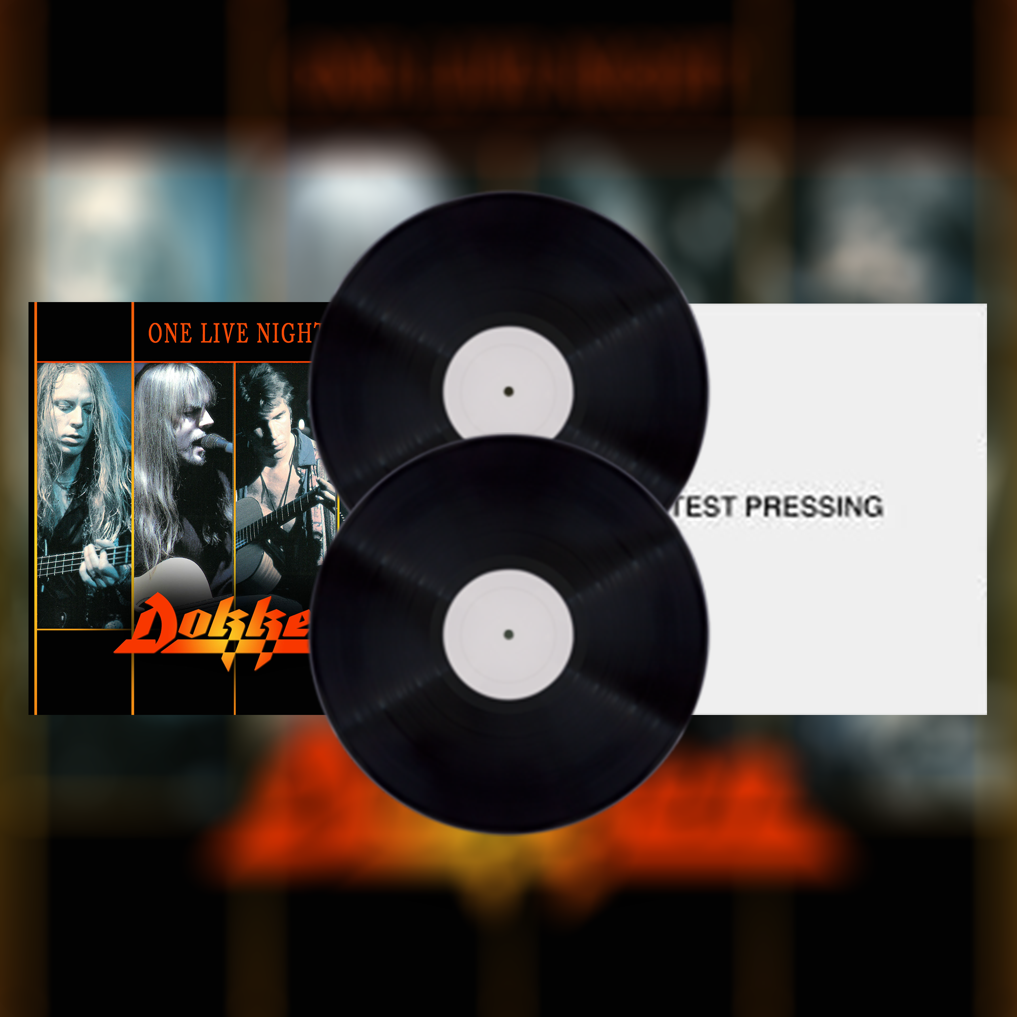 Dokken - One Live Night - TEST PRESSING (no cover)