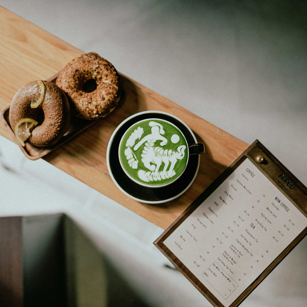 Arranged Food and Objects