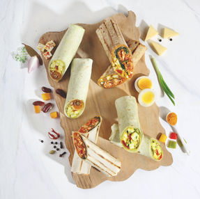 Food Styling for Indian Wraps - Starbucks